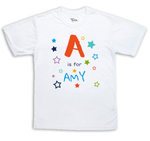 Sublimation T-Shirt - Alphabet