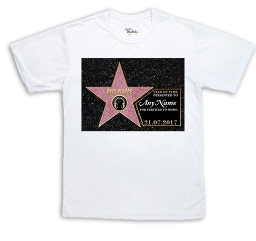 Sublimation T-Shirt - Hollywood Star