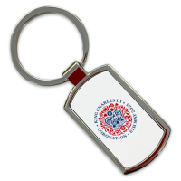 King Charles III 3rd Coronation Metal Keyring 