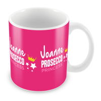 Personalised Prosecco Princess mug