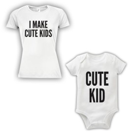 Double Pack Baby Grow & T-Shirt- Cute Kid