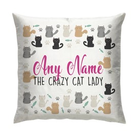 Cushion - Crazy Cat Lady