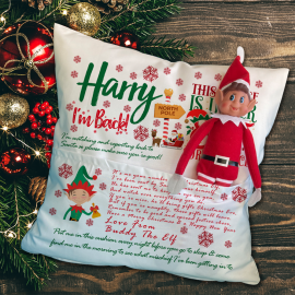 Elf on a Shelf Cushion 