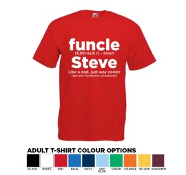 Personalised Original T-shirt FUNCLE- Fun Uncle