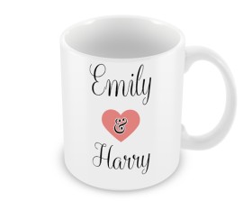 Personalised  Valentines Day Couple Mug