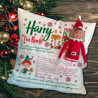 Elf on a Shelf Cushion 