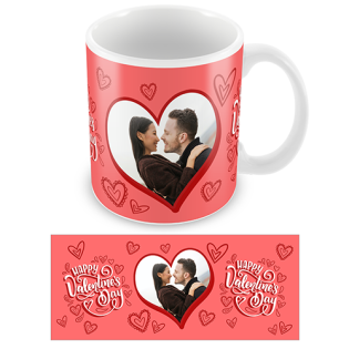 Personalised Valentines Day Mug Hearts 2