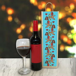  Personalised Wine Box Cupid Photo Upload
