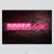 Aluminium Wall Art - Any Names Bar Neon