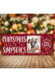  Personalised Christmas Sign Photo Upload Red