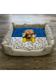 Personalised Dog Bed Blue