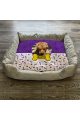 Personalised Dog Bed Purple