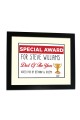 Framed Print - Special Award Person Of The Year
