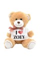 Teddy Bear I Love Any Name - Valentines Bear