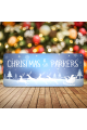 Personalised Christmas Sign Sleigh- Christmas At the Any Family (Blue)