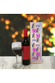  Personalised Wine Box Birthday & Age Pink Photo Upload