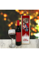  Personalised Wine Box Merry Christmas & Happy New Year Red Trees Photo Upload