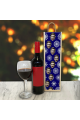 Personalised Wine Box Snowflakes Photo Upload