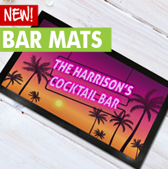 Personalised Bar Mats